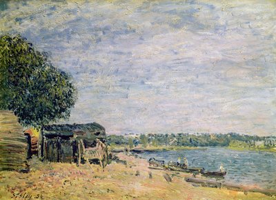 Die Landschaft von Saint-Mammes, 1884 von Alfred Sisley